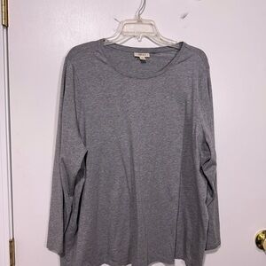 Style & Co Gray Long Sleeve Top